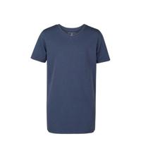 WE Fashion T-shirt Basics donkerblauw