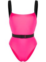 Noire Swimwear maillot de bain Miami ceinturé - Rose