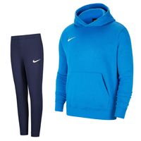 Nike Park 20 Fleece Hoodie Trainingspak Kids Blauw