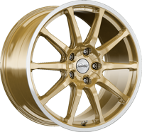 Speedline corse SC1 MOTORISMO Goud met gepolijste rand