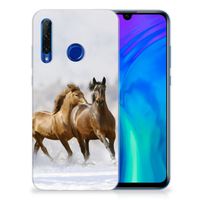 Honor 20 Lite TPU Hoesje Paarden - thumbnail