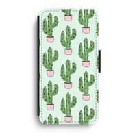 Cactus Lover: iPhone XR Flip Hoesje - thumbnail