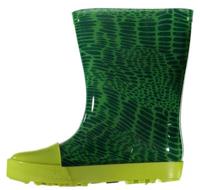 XQ Footwear regenlaarzen halfhoog junior rubber groen maat 23