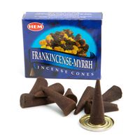 HEM Wierook Kegels Frankincense Mirre (1 doosje) - thumbnail