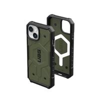 URBAN ARMOR GEAR Pathfinder Case compatibel met Apple iPhone 15 [Draadloos opladen/Magnetisch opladen compatibel, militaire standaard Drop Protection] olijf drab