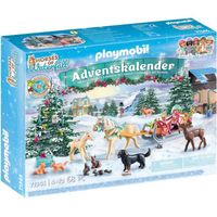 PLAYMOBIL Adventskalender Horses of Waterfall - Kerst sleerit constructiespeelgoed 71345 - thumbnail