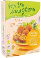 Falafel met groente & curry glutenvrij bio - thumbnail