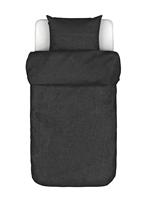 MARC O'POLO Dekbedovertrek Valka Antraciet,Eenpersoons – 140x200/220 cm, 100% linnen, Effen