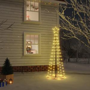 VidaXL Kegelkerstboom 108 LED&apos;s 70x180 cm warmwit