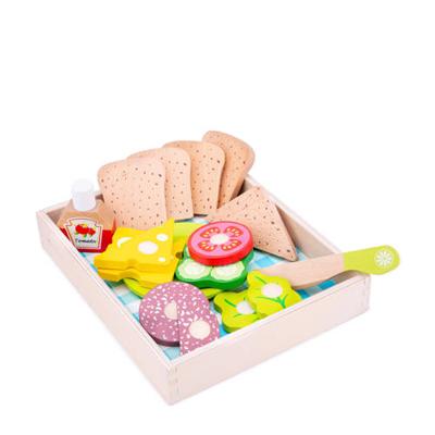 New Classic Toys houten sandwich set New Classic Toys houten sandwich set