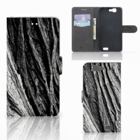 Book Style Case Huawei Ascend G7 Boomschors Grijs