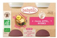 Babybio Dessert appel bosbes 130 gr bio (2 st)