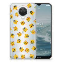 TPU bumper voor Nokia G20 | G10 Katten Emojis