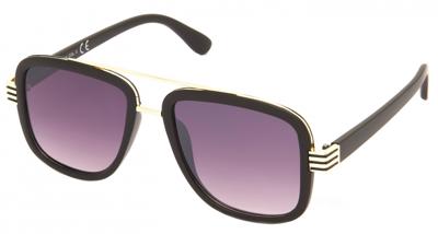 Kost zonnebril 21 046 unisex wayrarer goud/zwart Kost zonnebril 21 046 unisex wayrarer goud/zwart