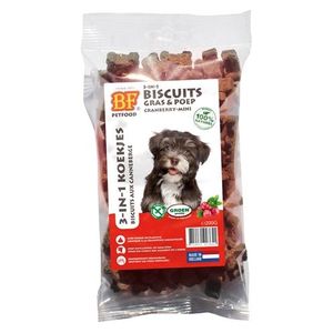 Bf petfood 3 in 1 hondenkoekjes met cranberry mini