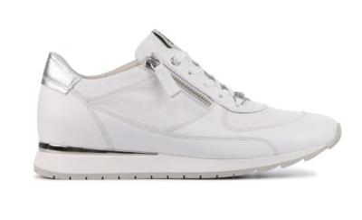 DL Sport Dames Sneakers in Leder (Wit)