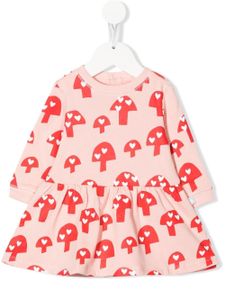 Stella McCartney Kids robe-pull en coton à imprimé graphique - Rose