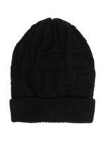 Woolrich Kids bonnet à logo embossé - Noir