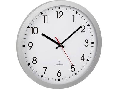 TFA Dostmann 60.3522.02 Wandklok Zendergestuurd 30 cm x 4.3 cm Zilver