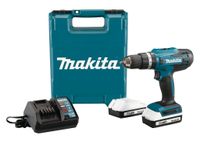 Makita HP488DWAE 18v Klopboor-/schroefmachine | 2 x 2.0 Ah + lader | In koffer - HP488DWAE