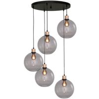 Masterlight Vide hanglamp Lazise 5-lichts goud 2642-05-02-50-5-25