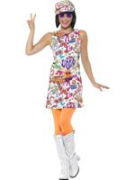 60s Groovy Chick Kostuum