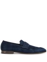 Zegna mocassins L'Asola en daim - Bleu