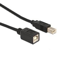 Delock USB-verlengkabel - USB type B (B) tot USB type B (M) - 2 m, 83427
