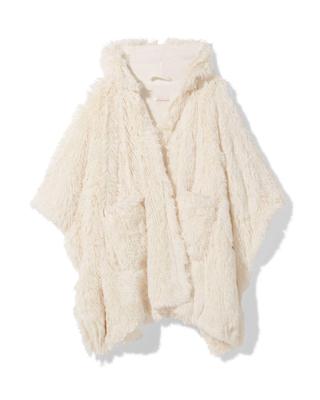 HEMA Dames Bankponcho One Size Capuchon En Zakken Crème