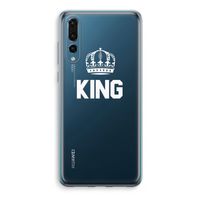 King zwart: Huawei P20 Pro Transparant Hoesje - thumbnail