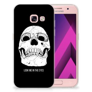 Silicone Back Case Samsung Galaxy A3 2017 Skull Eyes