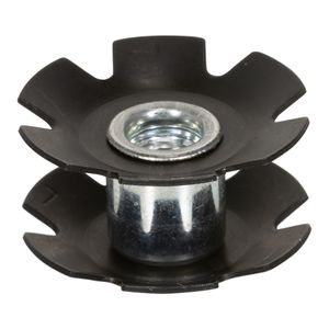 Elvedes Star nut voor plug 1 1/8 zwart per 5 stuks