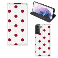 Samsung Galaxy S21 Plus Flip Style Cover Cherries