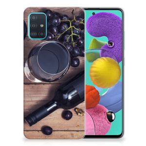 Samsung Galaxy A51 Siliconen Case Wijn