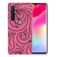 Xiaomi Mi Note 10 Lite Hoesje maken Swirl Pink