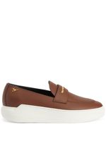 Giuseppe Zanotti mocassins Conley en cuir - Marron