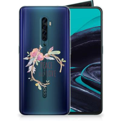 OPPO Reno 2 Telefoonhoesje met Naam Boho Text