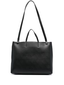 A.P.C. grand sac fourre-tout à logo embossé - Noir