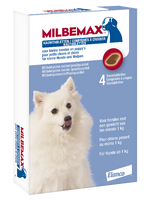 Milbemax ontworming kauwtablet kleine hond/puppy - 4tbl - thumbnail