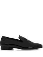 Philipp Plein Skull&Bones patent leather loafers - Noir