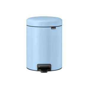 Brabantia NewIcon pedaalemmer 5 liter met kunststof binnenemmer - Dreamy Blue