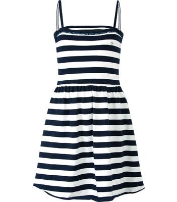 Chaos and Order Meisjes jurk - 3 Nine blauw wit streep