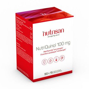 Nutriquinol 100mg Softgels 90+15 Gratis Nutrisan