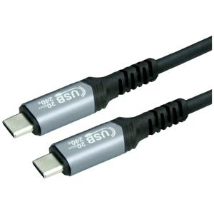 Value USB-kabel USB 4.0 USB-C stekker, USB-C stekker 2.00 m Zwart Afgeschermd 11.99.9087