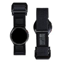URBAN ARMOR GEAR Active Strap Samsung Galaxy Watch6 44/40mm, Watch6 Classic 47/43mm, Watch5 Pro 45mm, Watch4 44/40mm, Watch4 Classic 46/42mm (vervangingsbandje van nylon) grafiet