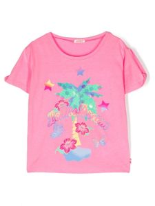 Billieblush t-shirt à imprimé graphique - Rose