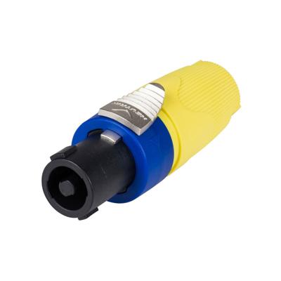 Neutrik NL4FX-4 kabel-connector Blauw, Grijs, Wit, Geel Neutrik NL4FX-4 kabel-connector Blauw, Grijs, Wit, Geel