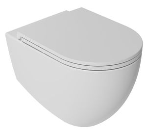 Sapho Infinity randloos toilet 53x36,5cm mat wit