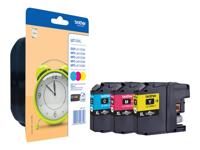 Brother LC-125XL inktcartridge 3 stuk(s) Origineel Cyaan, Magenta, Geel