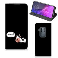 Motorola One Zoom Magnet Case Cow - thumbnail